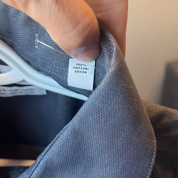 Calvin Klein Slate Grey Mens Dress Shirt - M 15 32/33 - Picture 6 of 7